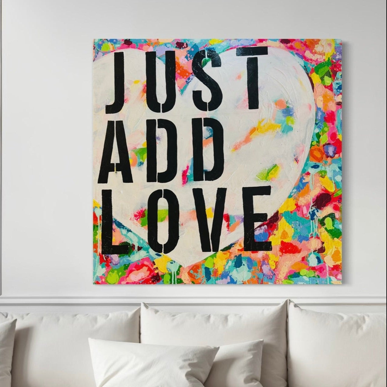 Just Add Love #7 36"x36"