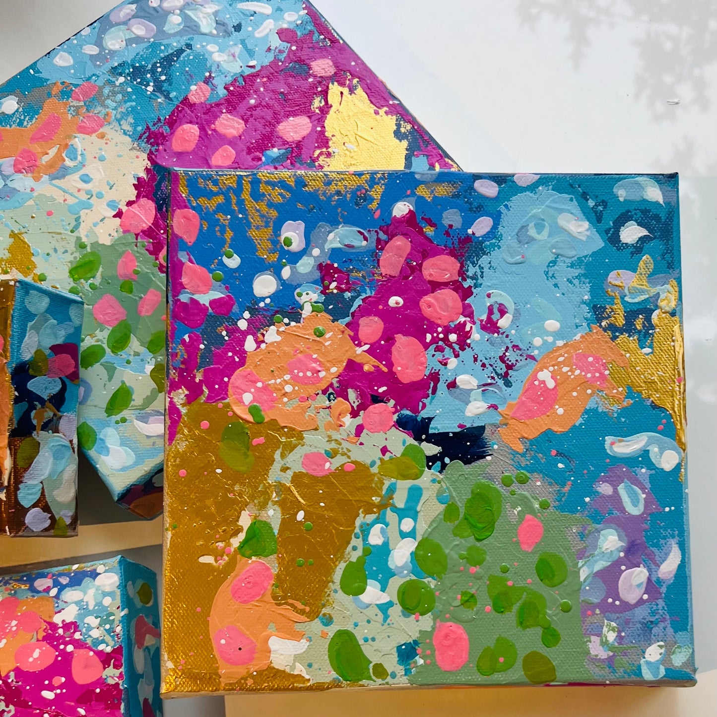 Monet's Playground 4"x4" or 8"x8"