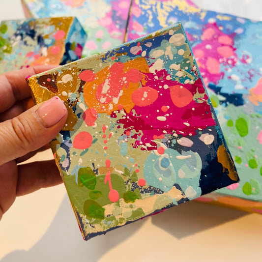 Monet's Playground 4"x4" or 8"x8"