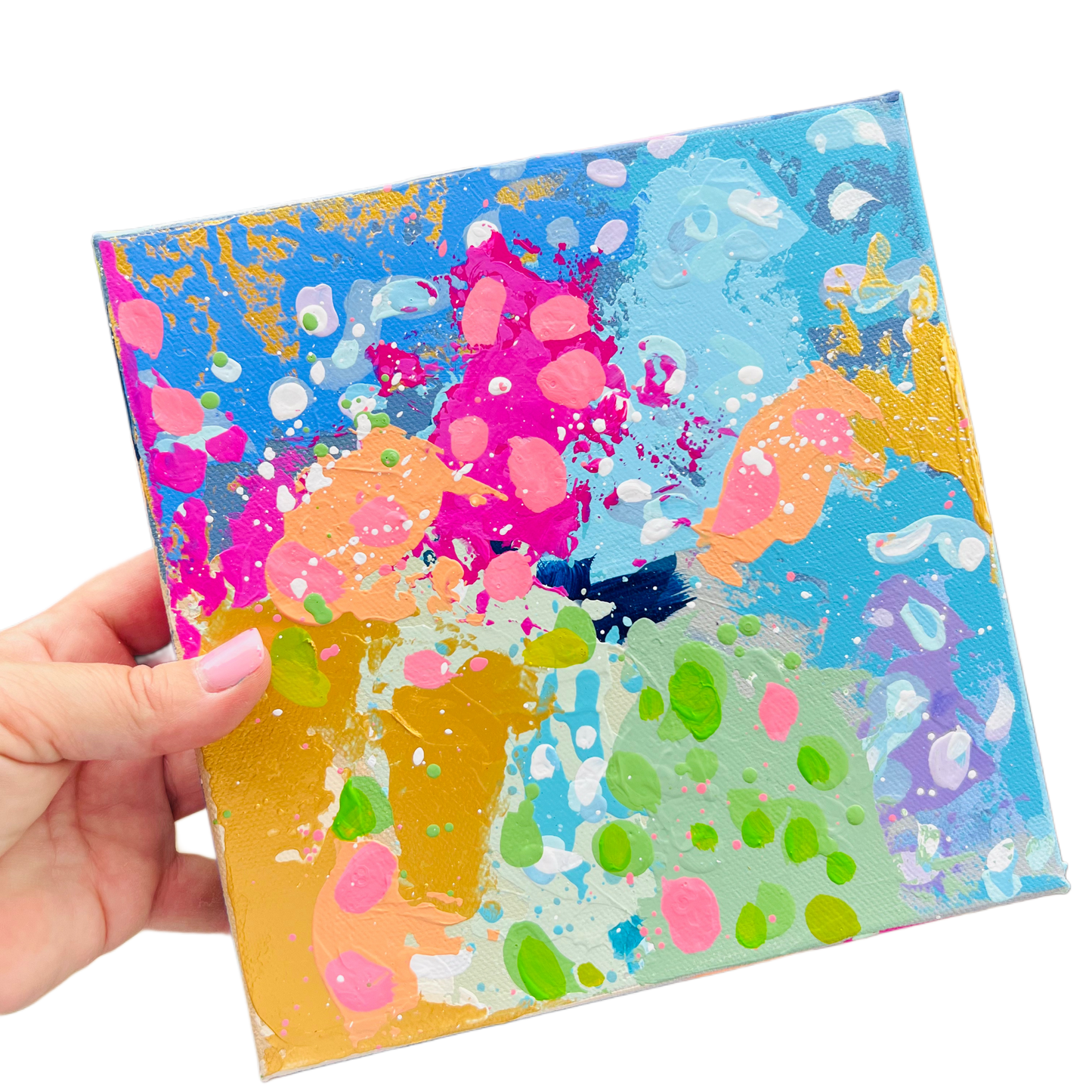 Monet's Playground 4"x4" or 8"x8"