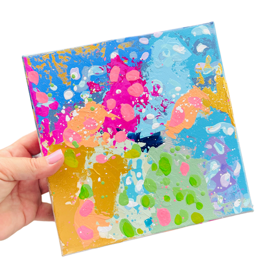 Monet's Playground 4"x4" or 8"x8"