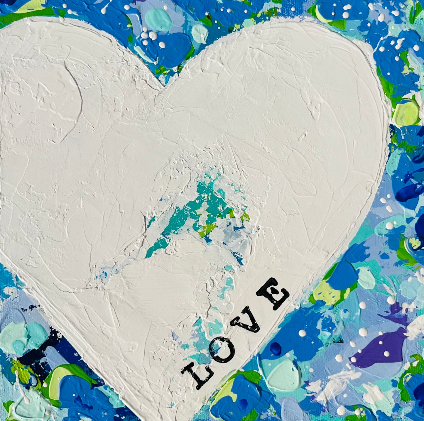 In the Blue #4 10"x10"