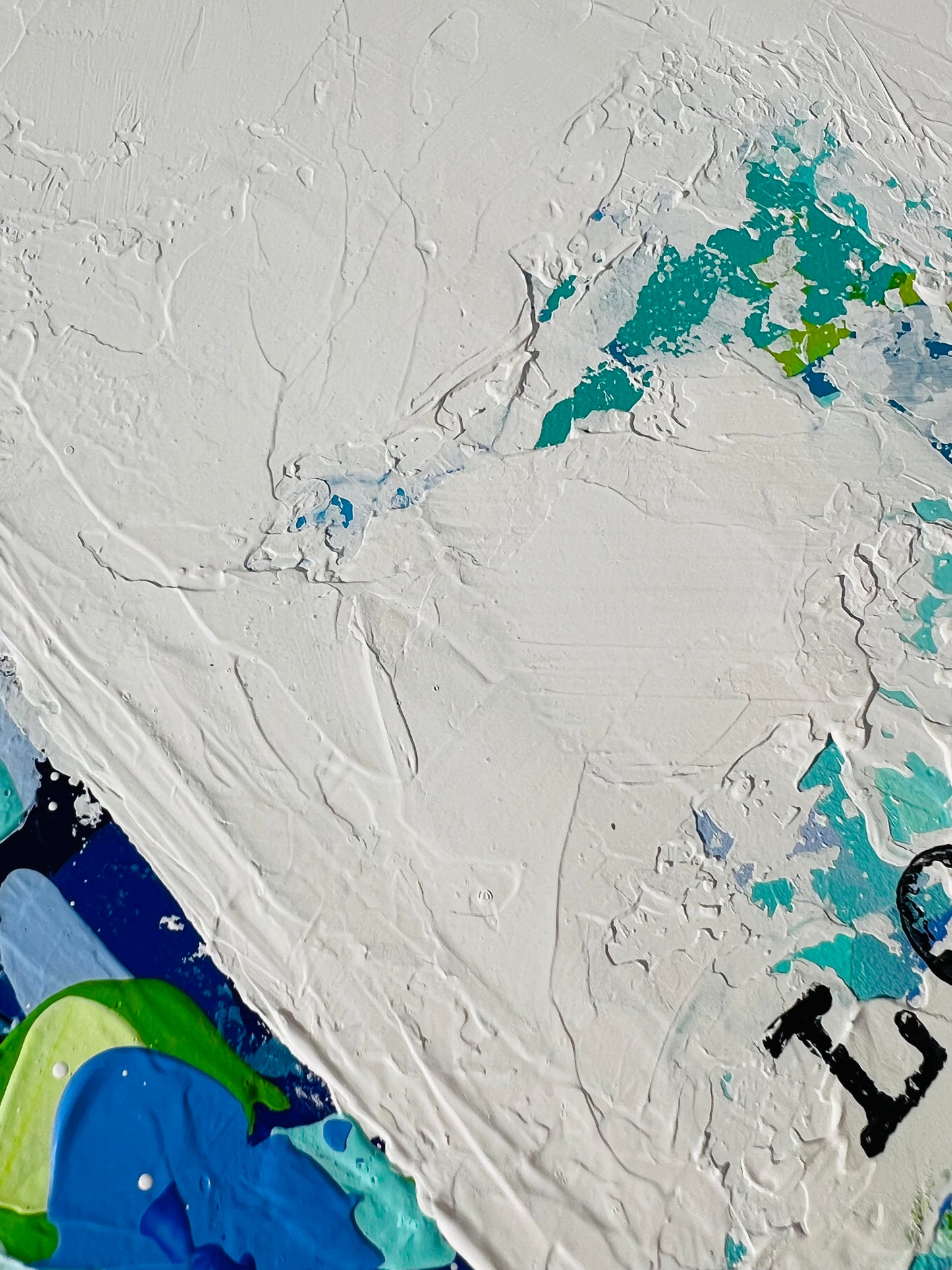 In the Blue #4 10"x10"
