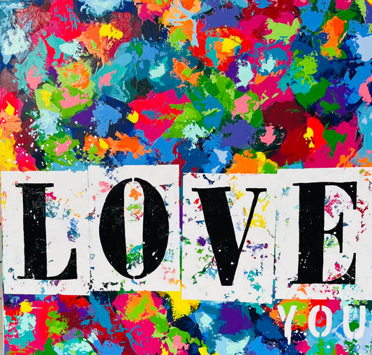 Love in Full Color 24"x24"