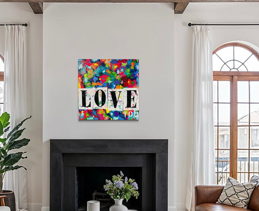 Love in Full Color 24"x24"