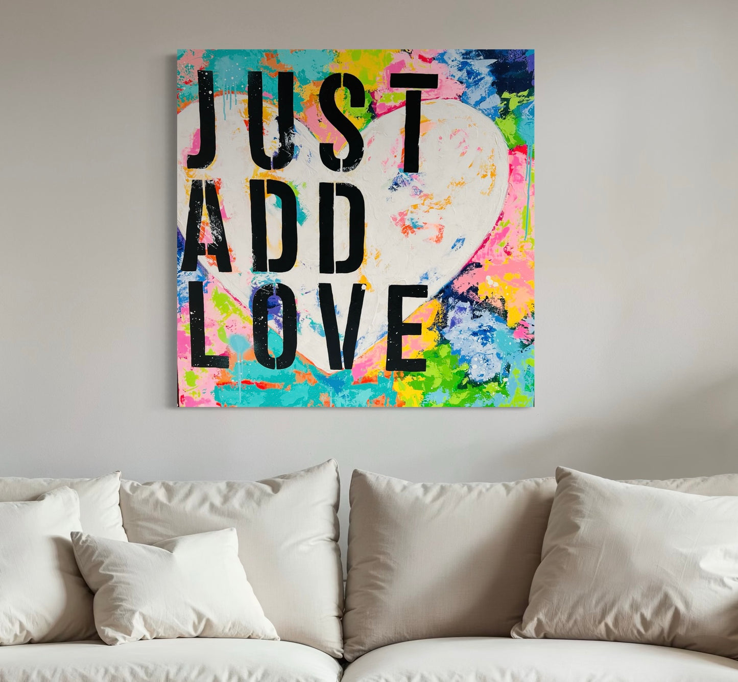 Just Add Love #5 36" x 36"