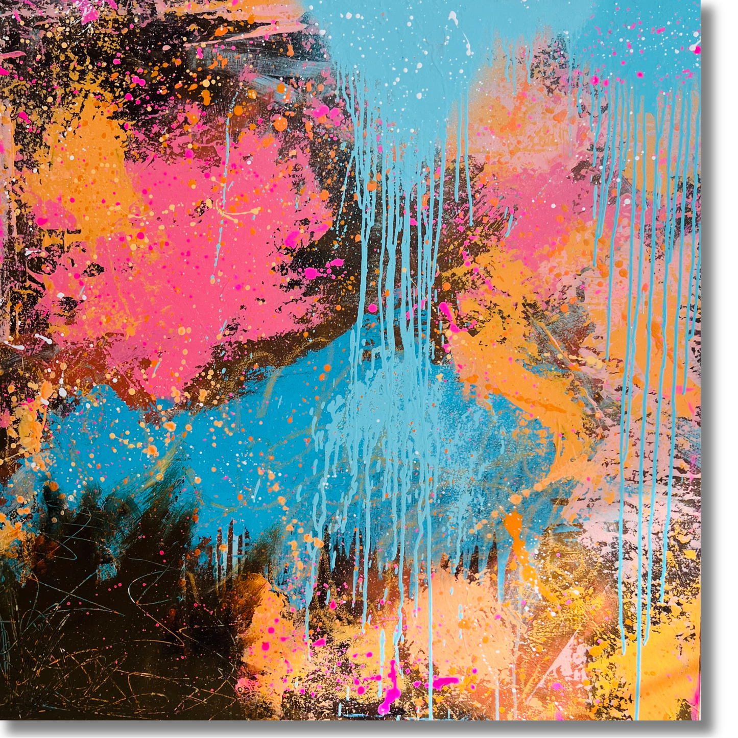 Where Peace Finds Its Way 36"x36"